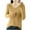 Yellow, variant on JYnXIANTI Fall Sweaters for Women Soft Cozy Long Sleeve Tops Casual Fashion Solid V Neck Knitted Pullovers
