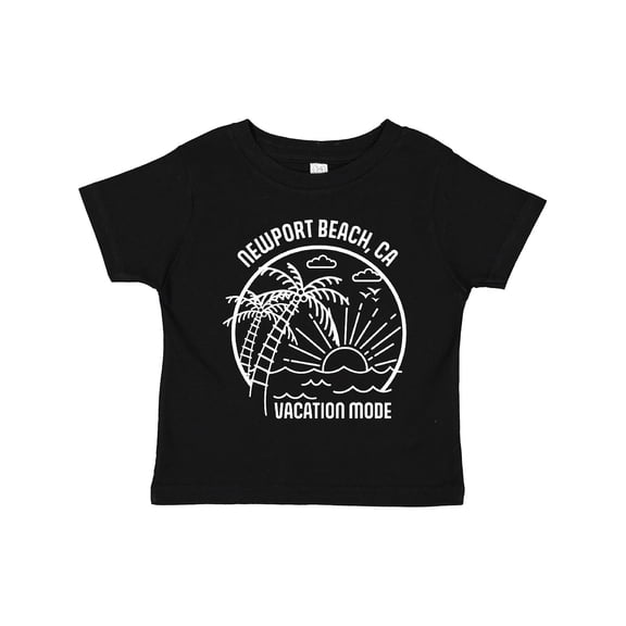 Inktastic Summer Vacation Mode Newport Beach California Boys or Girls Toddler T-Shirt