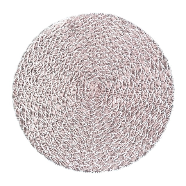 Kitchen Placemat Table Mat Fancy Pp Material Table Mat Plate Mat Cup Mat Household Thermal Insulation Mat Western Food Mat,Pink Kitchen Placemat