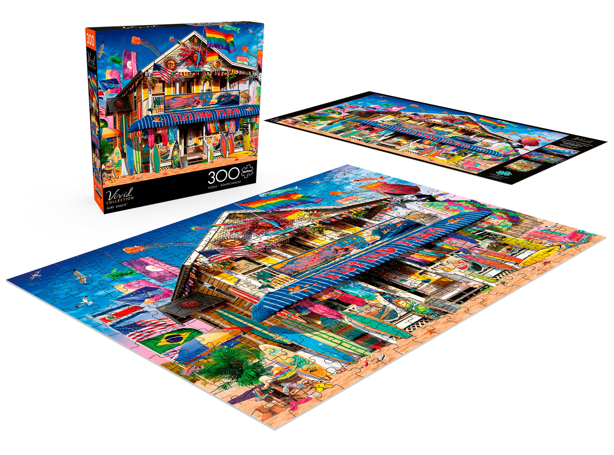 Buffalo Games 2730-Vivid Collection-Tiny Bubbles-300 Puzzle de