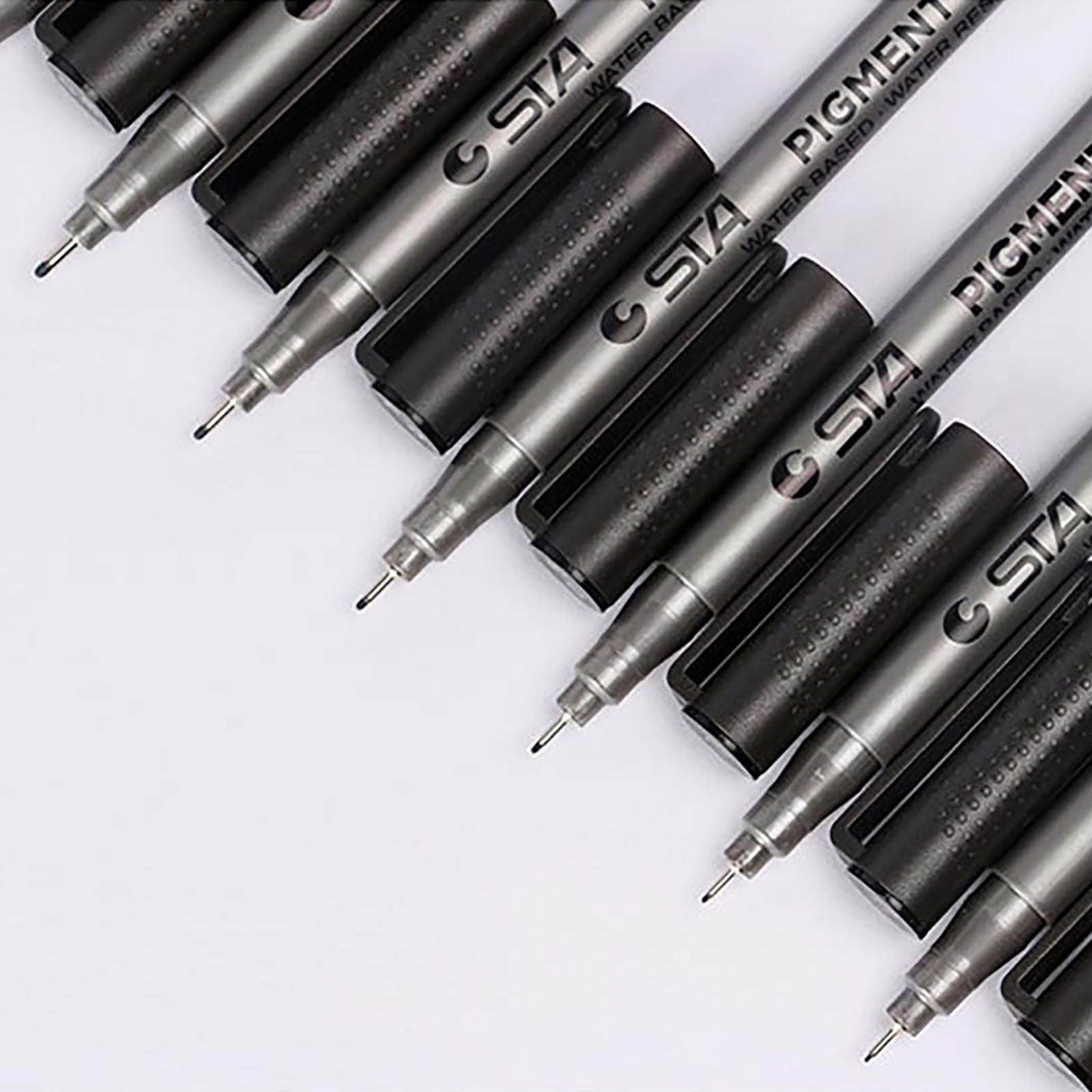 Dyvicl Black Micro-Pen Fineliner Ink Pens - Dual Pigment Liner Multiliner  Pens Micro Fine Point Drawing Pens for Sketching, Anime, Manga, Artist