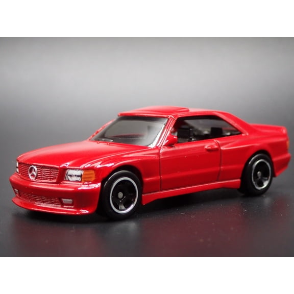 Open Box 1985-1991 MERCEDES-BENZ 560 SEC AMG RED 1:64 SCALE COLLECTIBLE DIECAST MODEL CAR