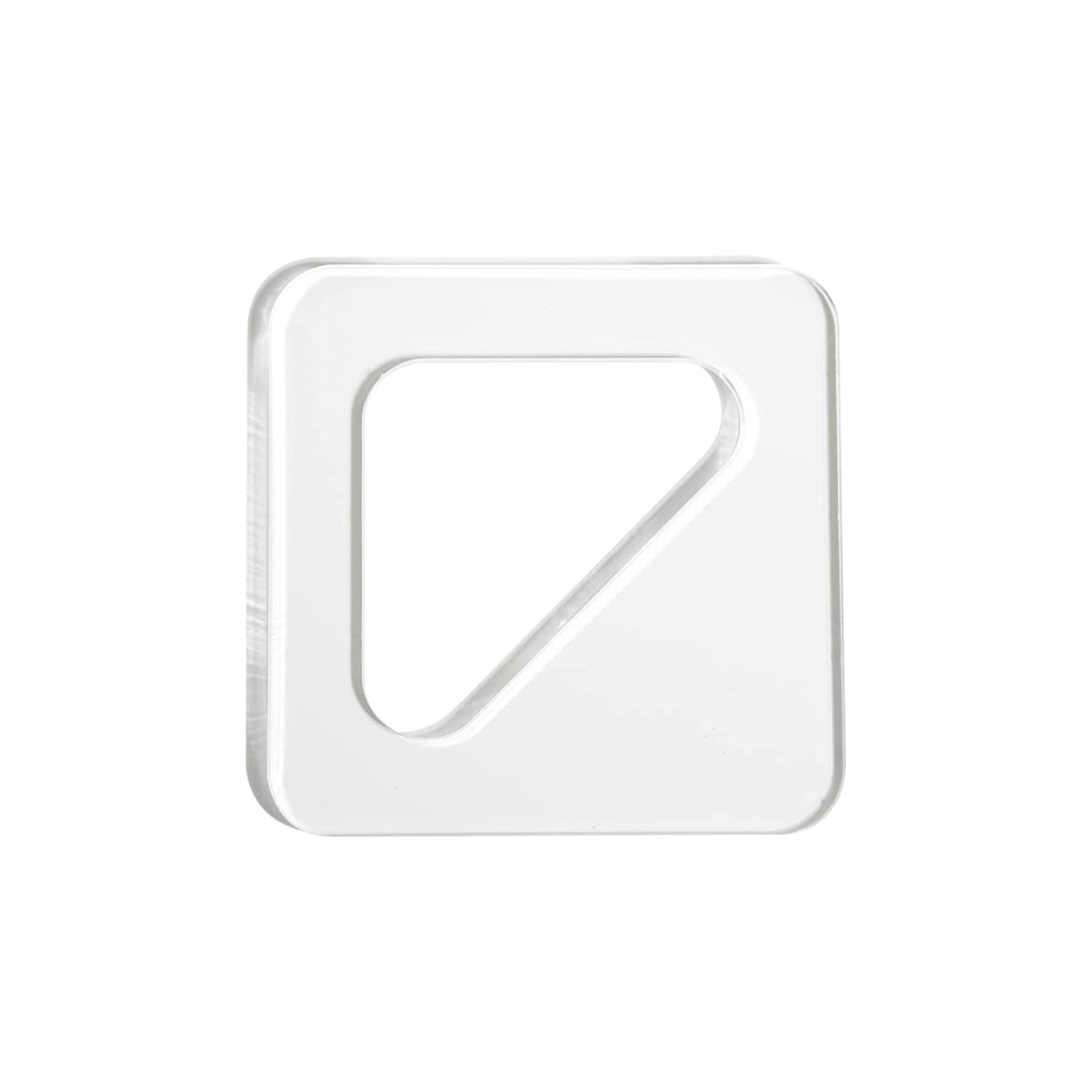 Template Acrylic Handle Cutting Board Router Template Angled Curvy