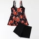 thumbnail image 5 of Tankini deportivo para mujer, estampado a juego, con cremallera, ajustado, para surf, dos piezas, tankini, 2 piezas, 5 of 9