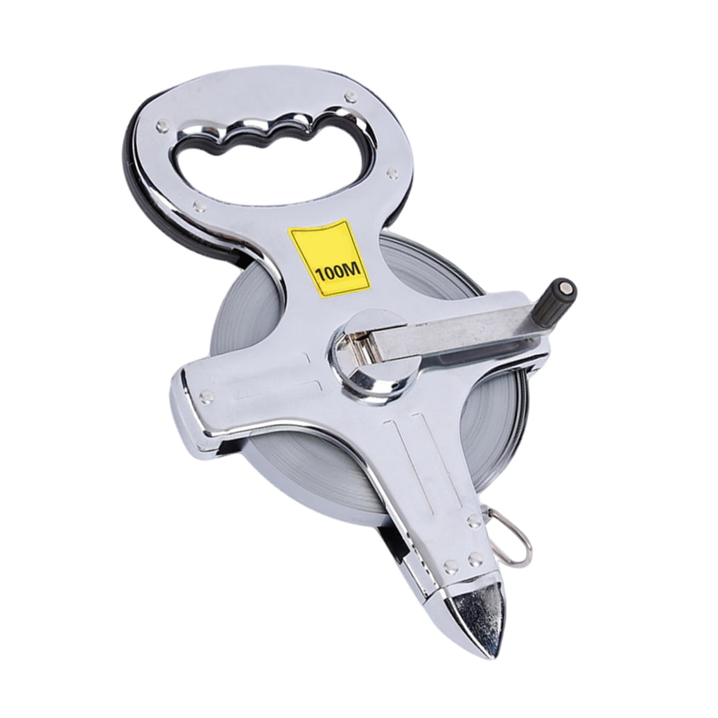 MLINS Multipurpose Measuring Tape with Wear-resistant Belt for Professional and Daily Use 100m Silver