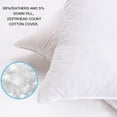 thumbnail image 3 of Pillow Inserts Soft Feather Pillow Set of 1 Indoor Decorative Sofa Down Pillows Bed Pillows Couch Pillow, 3 of 4
