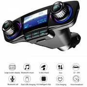 Hands Free Bluetooth Car FM Transmitter MP3 Player USB Charger Adapter
