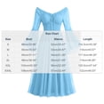 thumbnail image 3 of YuXingFu Gothic Dresses for Women Renaissance Dress With Pocket Court Style Long Sleeved Long Dress Sky Blue XL, 3 of 9