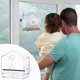 thumbnail image 1 of Teissuly House Shaped Plastic Acrylic Glass Bird Feeder Acrylic Pet Bird Feeder Teissuly WER202312135103, 1 of 7