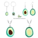 thumbnail image 4 of Colgante de arcilla de aguacate para el cuello, collar de cerámica suave de dibujos animados divertidos para mujer, collar de cadena para el cuello de moda, joyería para el cuello (collar nuclear), 4 of 4