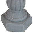 thumbnail image 7 of Sunnydaze Contemporary Pillar 15.75" Travertine Polyresin Outdoor Gazing Globe Stand, 7 of 7