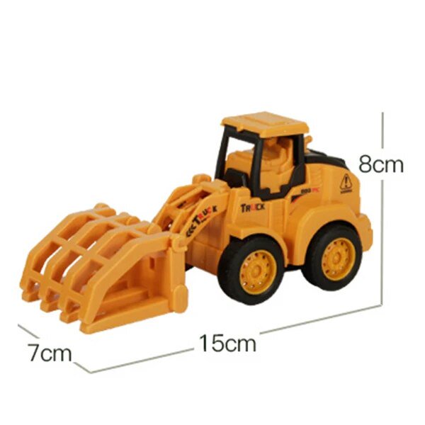 Camión de juguete con forma de dinosaurio de dibujos animados para niños, camión de ingeniería, excavadora, prensa, vehículo de ingeniería, regalos para bebés
