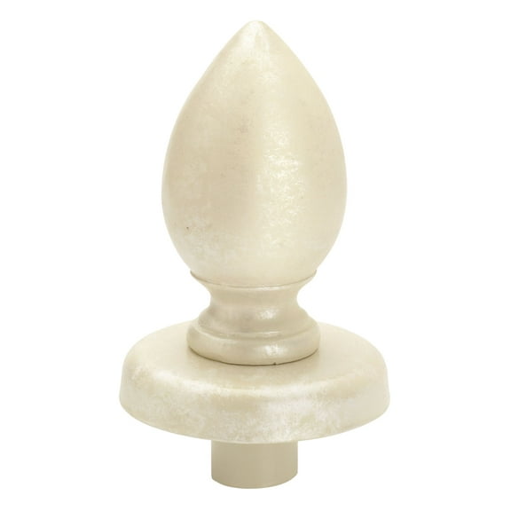 Boutique Ivory Tear Drop Finial for Dressmaker Forms