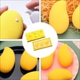 thumbnail image 4 of EeaseCA 3pcs Mango Shaped Makeup Sponge Non-latex Cosmetic Puff Cosmetic Powder Puff, 4 of 8