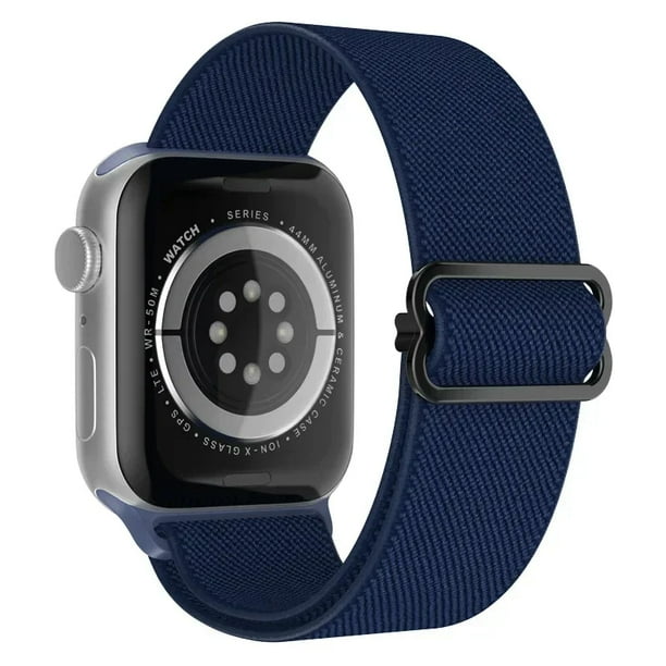 Correa Extensible De Nylon Elastica Unisex M / L 42/44/45/49 mm Para Apple Watch Compatible Con Serie Se / 2 / 3 / 4 / 5 / 6 / 7 /
