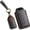 Black, variant on Key Fob Cover Compatible with Mitsubishi L200 Outlander Outlander Sport ASX Eclipse Cross Pajero Sport Lancer Mirage Triton Xpander Space Star Attrage Montero 2006-2021 Leather 3 Button Keychain