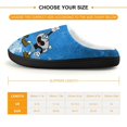 thumbnail image 2 of Cuphead Mugman Kid's Cotton Slippers Winter Warm Soft Plush Slippers with Rubber Sole Non-Slip Indoor Outdoor Slip on Shoes Fluffy House Slippers For Boys Girls Teen, 2 of 8