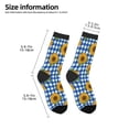 thumbnail image 2 of Sigee Sunflowers for Premium Children's Socks Unisex School Kids Boys Girls,Soft and Comfy Kids' Socks, 2 of 5