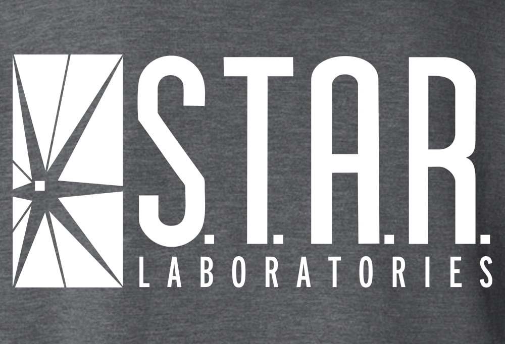 Star Labs Hoodie - Star Laboratories Hooded Sweatshirt Dark Heather S