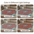 thumbnail image 7 of ODIKA 5'x7' Washable Area Rug Bathroom Way Abstract Mosaic Vintage Distressed Framework Stairs for Guest Room, Lounge, Apartment, Non-Slip Low Profile, Stain Resistant, 7 of 7