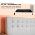 thumbnail image 3 of Cama King Size Roomi con Cabecera Tapizada Color Beige, 3 of 5