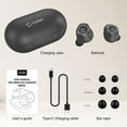 thumbnail image 4 of Cellet Wireless Earbuds, Premium V5.3 In-Ear Wireless Earbuds with Charging case, Voice Notifications and Built-in Microphone and Type C Charging Cable Compatible to Most Wireless Enabled Devices, 4 of 10