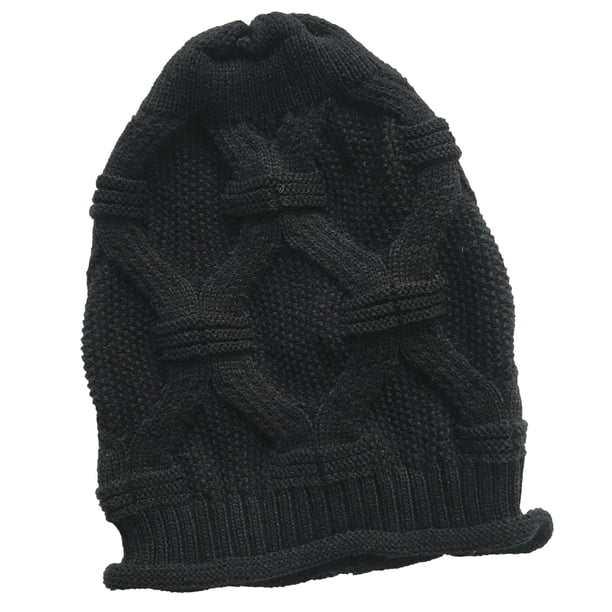 Gorro de punto de otoño e invierno para hombre y mujer con gorro estilo hip-hop de lana
