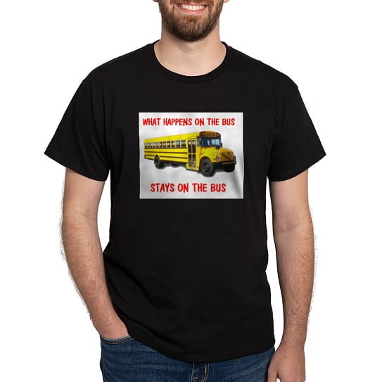 CafePress - SCHOOL BUS Dark T Shirt - Men's Classic Cotton T-Shirts