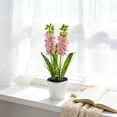 thumbnail image 4 of Hyacinth Bonsai Plastic Potted Plants Simulated Silk Flower Lifelike Home Decoration Suitable For Desktop Office And Wedding Centerpiece Decoration, 4 of 6