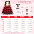thumbnail image 5 of Benylion Girls Pirate Dress Toddler Buccaneer Costume Kids Dance Skirt Birthday Party Halloween Role Play Outfits for 11-12 Years, 5 of 6