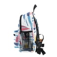thumbnail image 4 of FORMRS School Backpack with Front Zippered Pocket 12" Student Travel Daypack, Pink Hand Drawn Sailboats, 4 of 6