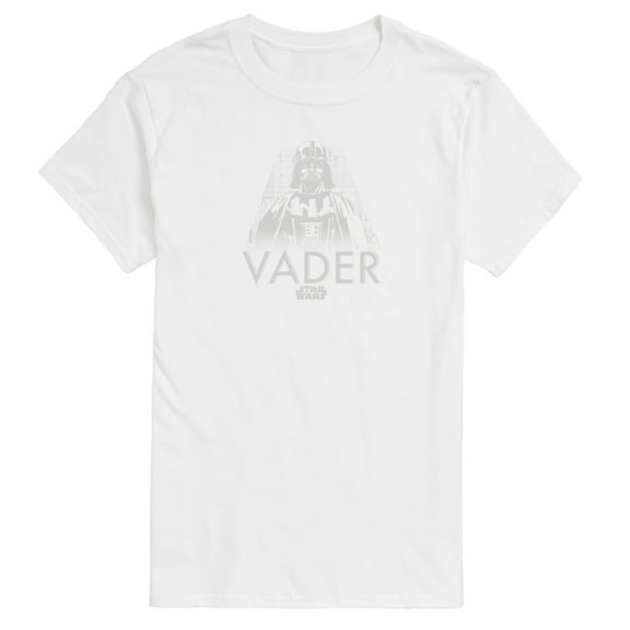 Star Wars - Light Grey Mono Darth Vader - Men's Short Sleeve Tee