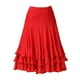 thumbnail image 2 of Elegante de baile flamenco con gran swing Vestido de práctica de tango moderno - Negro, se describe rojo Baoblaze Vestido de baile latino, 2 of 8