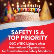 BIC Classic Lighter, Purple, 12-Pack of Pocket Lighters, Safe and Reliable
