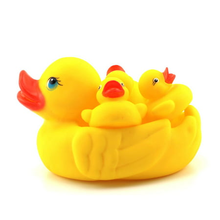 JOYFEEL Clearance 2019 Home Four Mouth Mother Duck Baby Bath Water Play Best Toy Gifts for Children (2019 Best Play Winner)