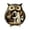 A#094, variant on Halloween Owl Decor LED Night Light Figurine, Vintage Resin Skeleton Couple Statue, Spooky Gothic Tabletop Ornament for Shelf, Bedroom, Party Centerpiece, Eerie Cute Home Accents