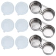 thumbnail image 1 of Herramientas De Pintura Al óleo, Taza Liviana De Paleta Al óleo De 3 Piezas, Suministros De Arte Escolar De Acero Inoxidable, Pintura Para Estudiantes Tonificantes, 1 of 7