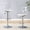 White*2, variant on StnTalk Adjustable Swivel Bar Stools with Backs, Set of 2 Clear Barstool with Footrest, Modern Counter Height Chairs with White PU Cushion for Kitchen Island Bar Pub