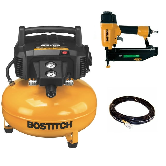 BOSTITCH Factory Reconditioned 6 Gal 150 PSI Oil Free Portable Pancake