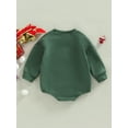 thumbnail image 4 of Fortune Barboteuse de Noël pour Bébé Filles Garçons Col Rond Manches Longues Bodysuits, 4 of 7