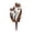 C, variant on Distressed Rust Style Bird Wildflower Metal Garden Ground Stake Ornament, Vintage Wrought Iron Patio Sculpture, Exquisite Outdoor Lawn Walkway Yard Landscape Decorative Inserts Display