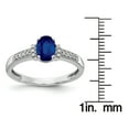 thumbnail image 3 of Primal Gold 14 Karat White Gold Diamond and Sapphire Ring, 3 of 5