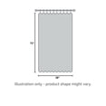 thumbnail image 5 of Small Stall Shower Curtain 36 x 72, Narrow Half Green Plant Leaves Shower Curtain, Spring Watercolor Eucalyptus Leaf Waterproof Fabric Shower Curtain for Bathroom Decor, 5 of 7