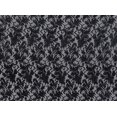 thumbnail image 2 of Zelouf Elda Foiled Stretch Lace  , Sewing, DIY, Crafts Fabric by the Yard, Black/silver, 20 Yard, 2 of 2