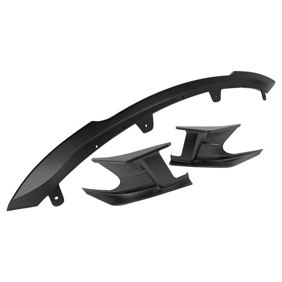 Ikon Motorsports 2PCS Front Side Canards   Front Bumper Lip Spoiler Lower Air Dam Chin Splitter Bodykit Replacement Compatible With 2019-2021 Toyota Corolla Auris 3rd E210 5-Door Hatchback Matte Black