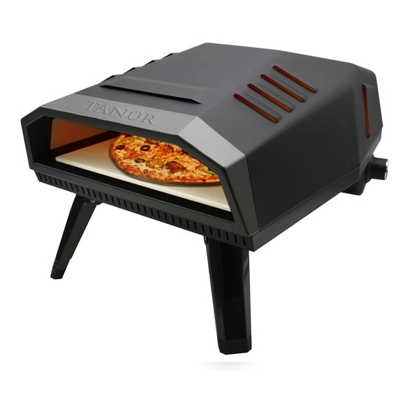 Flame King TANUR 12-inch Portable Outdoor Propane Pizza Oven for Camping & Outdoor Cooking