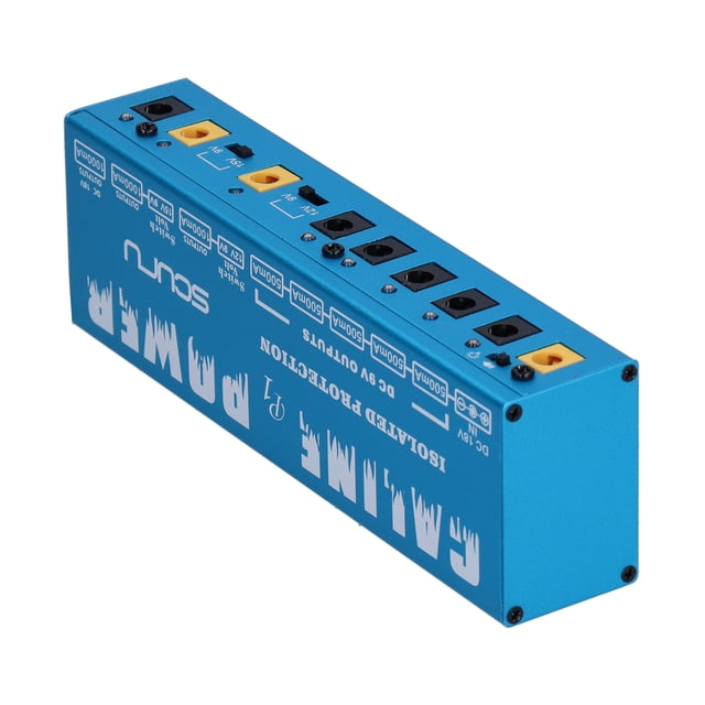 Effect Pedal, Guitar Effect Pedal Aluminum Housing Excellent Performance For Guitar Effect UK Plug