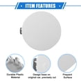 thumbnail image 4 of Car Tow Hook Eye Hole Cover Cap Compatible for BMW X5 SDrive35i 2016-2018, White Front Right Bumper Only for M Aerodynamics/Sport Package Edition, 4 of 7