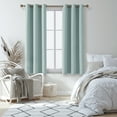 thumbnail image 6 of Deconovo Blackout Curtain Room Darkening Thermal Insulated Curtains Grommet Window Curtain for Bedroom Baby Blue 38 x 54 inch 2 Panels, 6 of 11