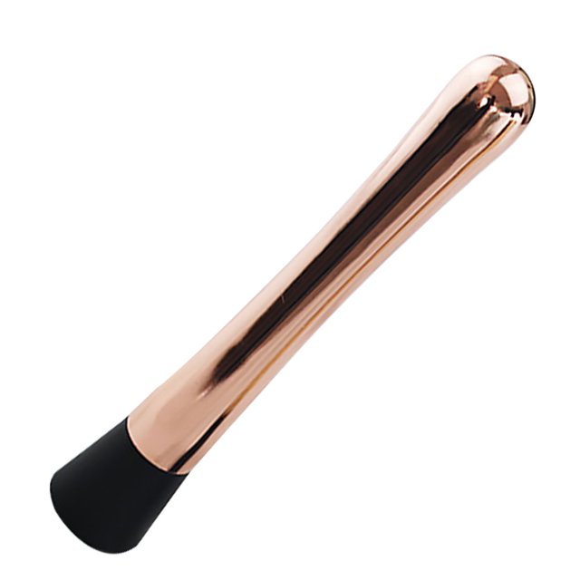 Kearding Trituradora de hielo de cóctel de acero inoxidable de alta calidad, 1 unidad, palo mezclador de vino para bares, catering, hogar rosa dorado